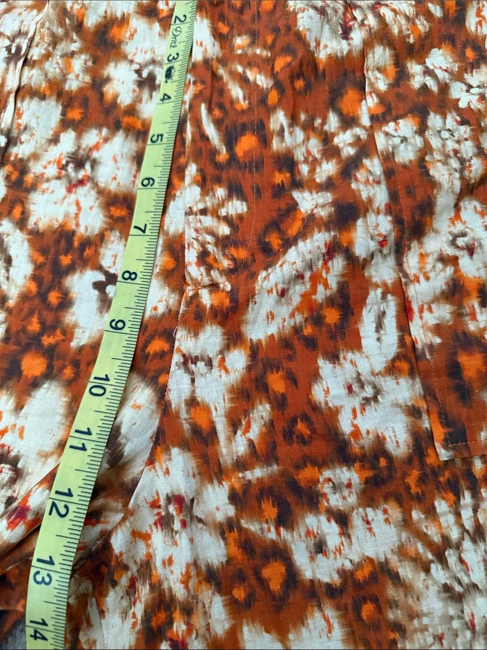 Zara Linen Cotton Floral Wide Leg Pants. Size XL. NWOT